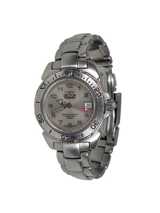 SECTOR 450 STAINLESS DIVER WATCH – VINTAGE 90\'s – SWISS MADE – SAPPHIRE CRYSTAL main image 11